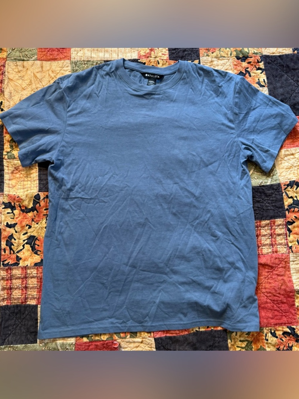 Athleta Women’s Short Sleeve Crew Tee in Dusty Blue